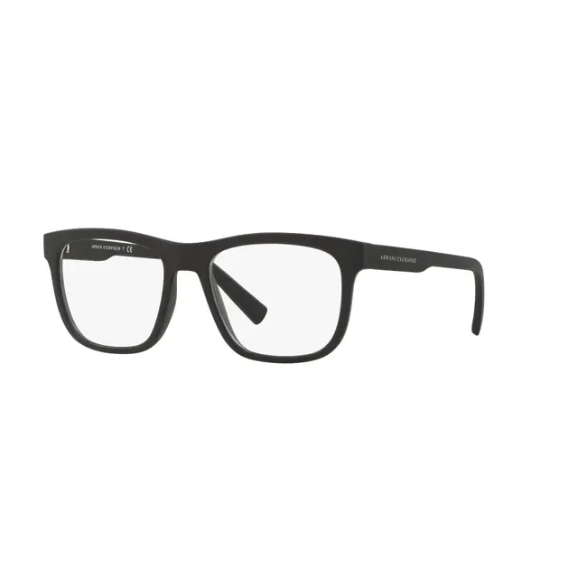 Armani Exchange AX3050 8078, lentes oftálmicos de acetato, montura negro