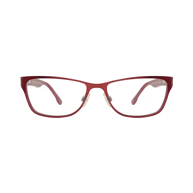 United Colors of Benetton 252V03, lentes para niños de metal, montura rojo