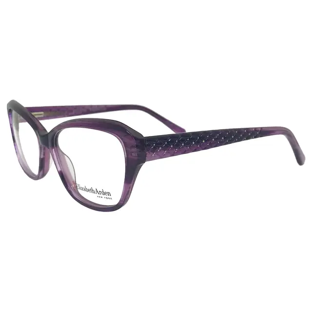Elizabeth Arden EA1171/3, lentes oftálmicos de acetato, montura morado