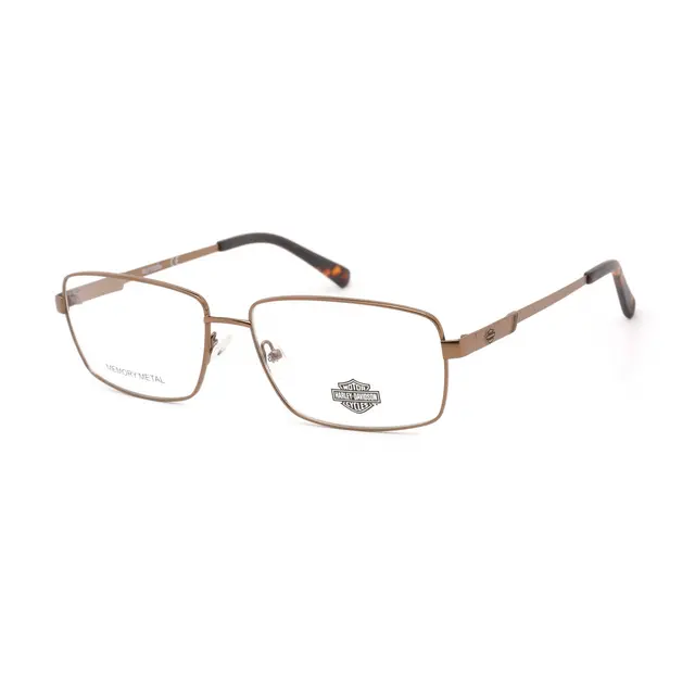 Harley Davidson HD0855 045, lentes oftálmicos de metal, montura dorado