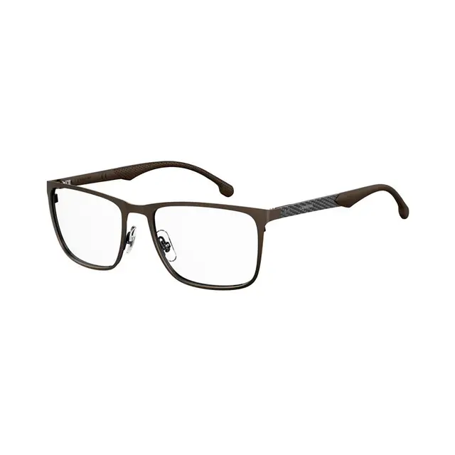 Carrera 8838 J7D, lentes oftálmicos de metal, montura marrón