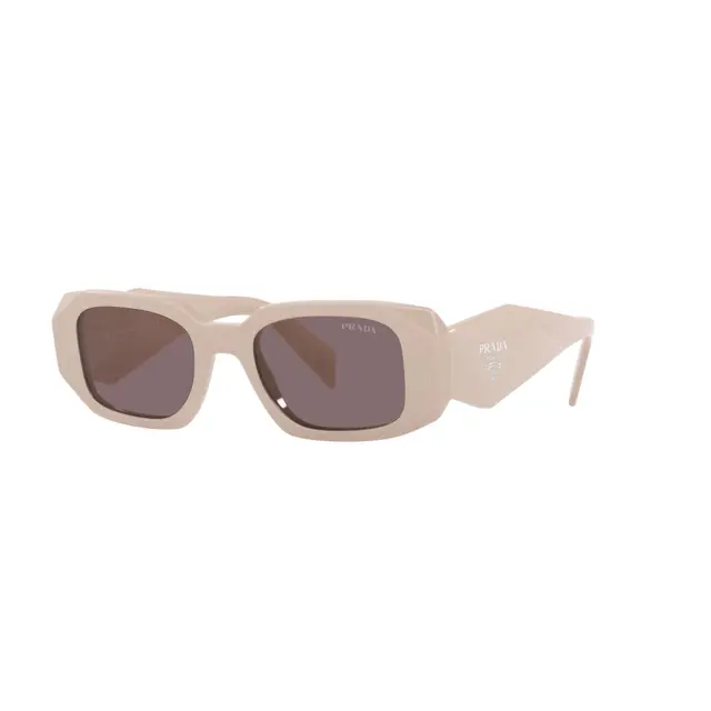 Prada PR17WS VYJ6X1, lentes de sol de acetato, montura crema