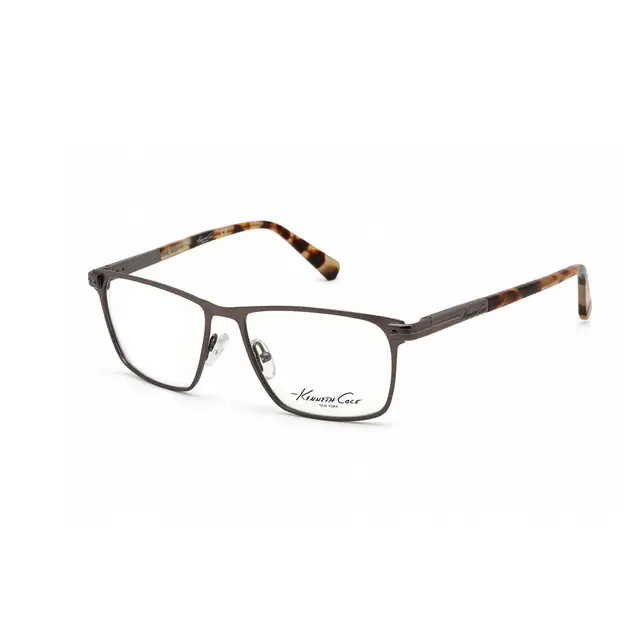 Kenneth Cole Reaction KC0239 3 009, lentes oftálmicos de metal, montura gris