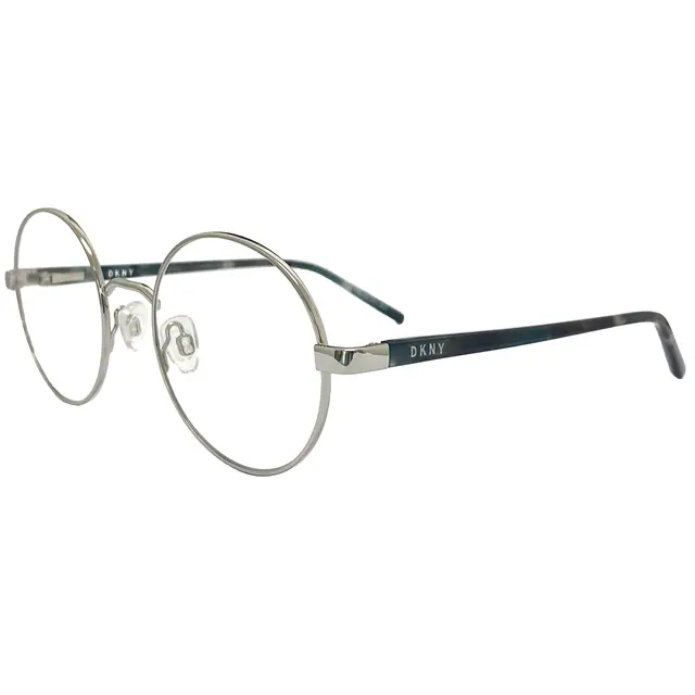 DKNY DK3003/033, lentes oftálmicos de metal, montura plateado