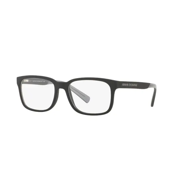 Armani Exchange AX3029 8182, lentes oftálmicos de acetato, montura negro