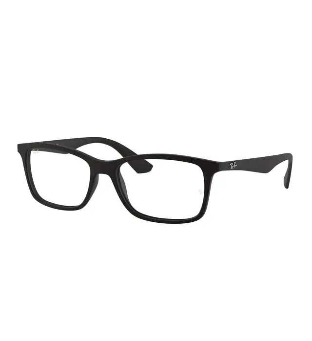 Ray-Ban Unisex - RX7047 5196, lentes oftálmicos de acetato, montura negro