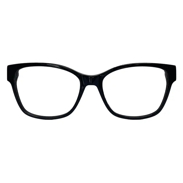 Moschino MO309V01, lentes oftálmicos de acetato, montura negro