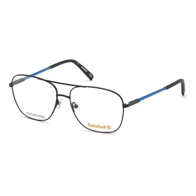 Timberland TB1671 002, lentes oftálmicos de metal, montura negro
