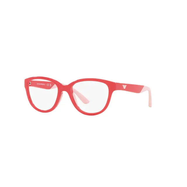 Emporio Armani EK3002 5380, lentes para niños de acetato, montura rojo