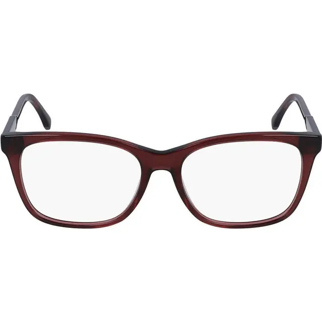 Lacoste L2870615, lentes oftálmicos de acetato, montura rojo