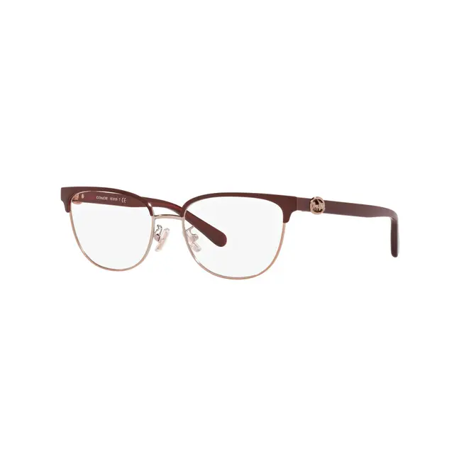 Coach HC5130 9385, lentes oftálmicos de metal, montura dorado