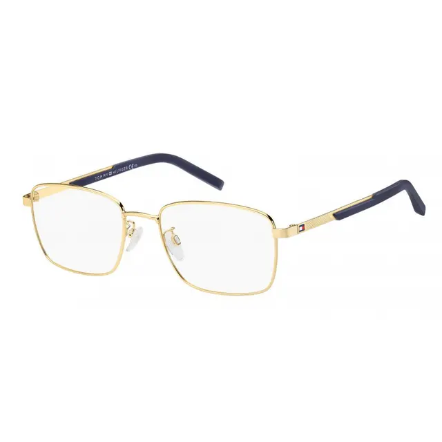 Tommy Hilfiger TH1693/J5G, lentes oftálmicos de metal, montura dorado