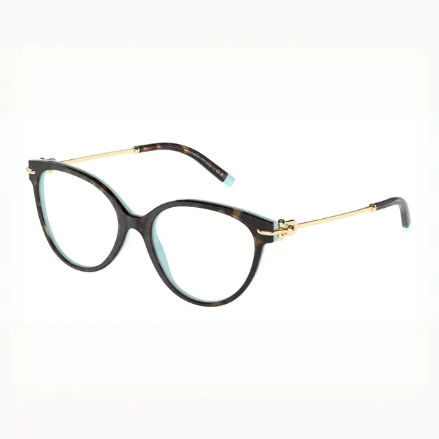Tiffany & Co. TF2217 8134, lentes oftálmicos de acetato, montura havana print