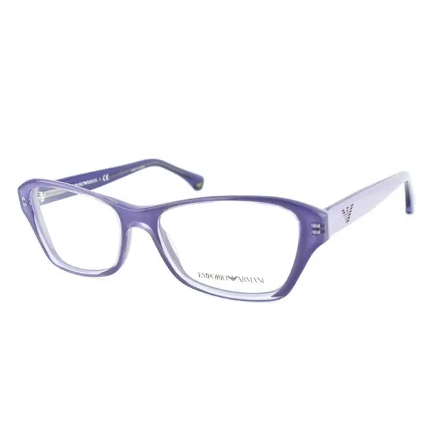 Emporio Armani EA3032 5225, lentes oftálmicos de acetato, montura morado