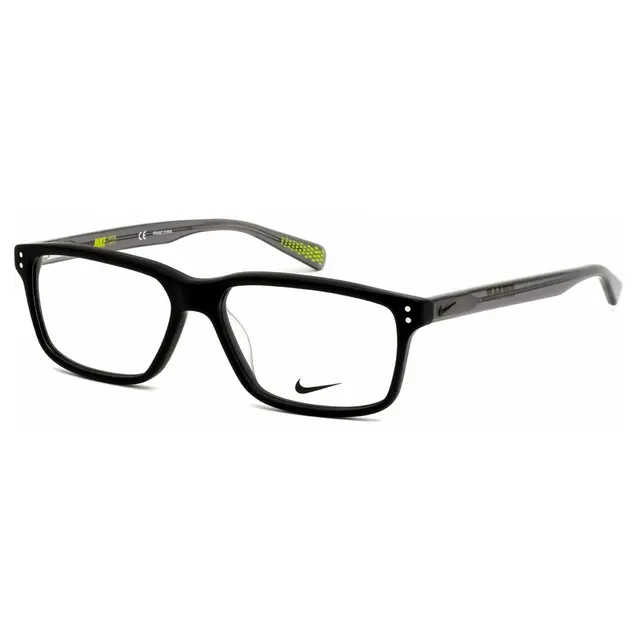 Nike 7239/002, lentes oftálmicos de acetato, montura negro