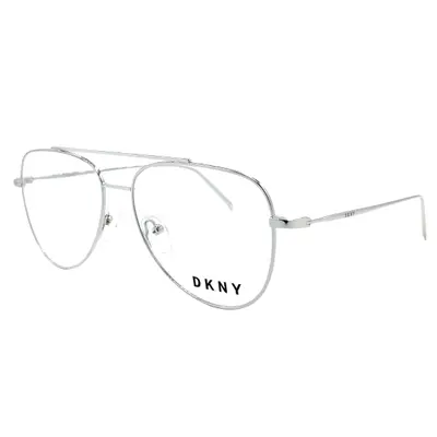 DKNY DK1004/030, lentes oftálmicos de metal, montura plateado