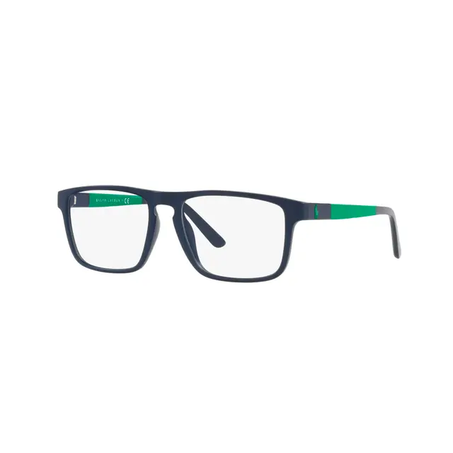 Polo PH2242U 5506, lentes oftálmicos de acetato, montura azul