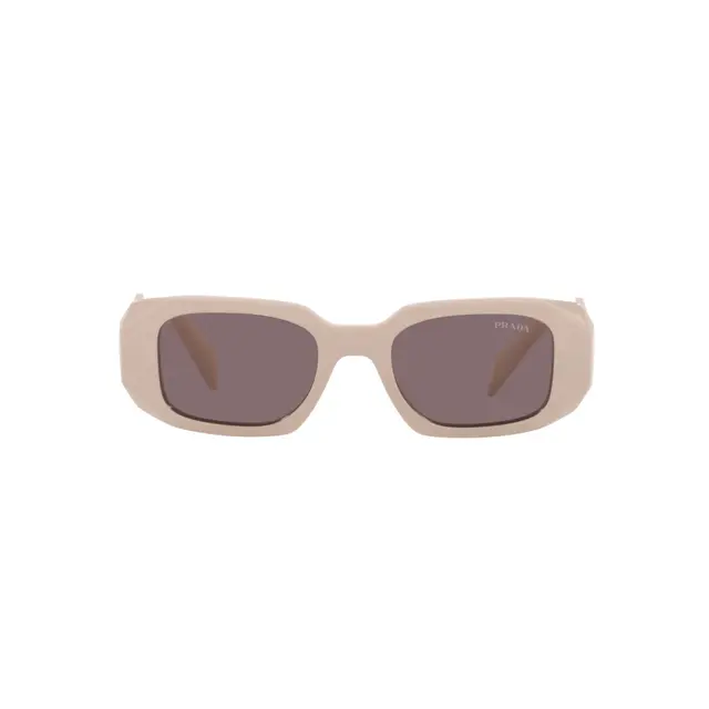 Prada PR17WS VYJ6X1, lentes de sol de acetato, montura crema