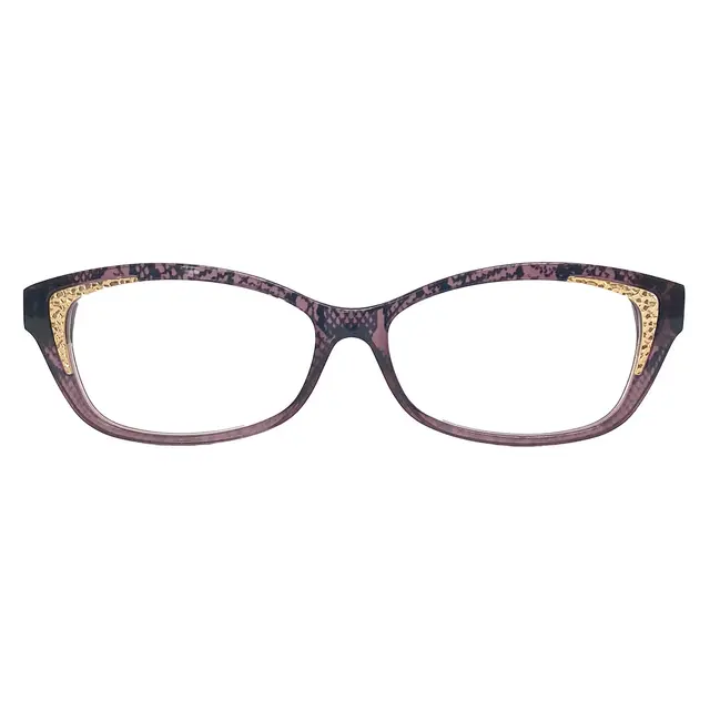 Roberto Cavalli Capoliveri - 5035083, lentes oftálmicos de acetato, montura morado