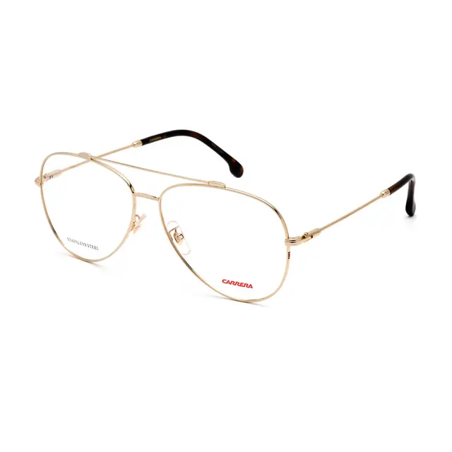 Carrera CA183G 0J5G, lentes oftálmicos de metal, montura dorado