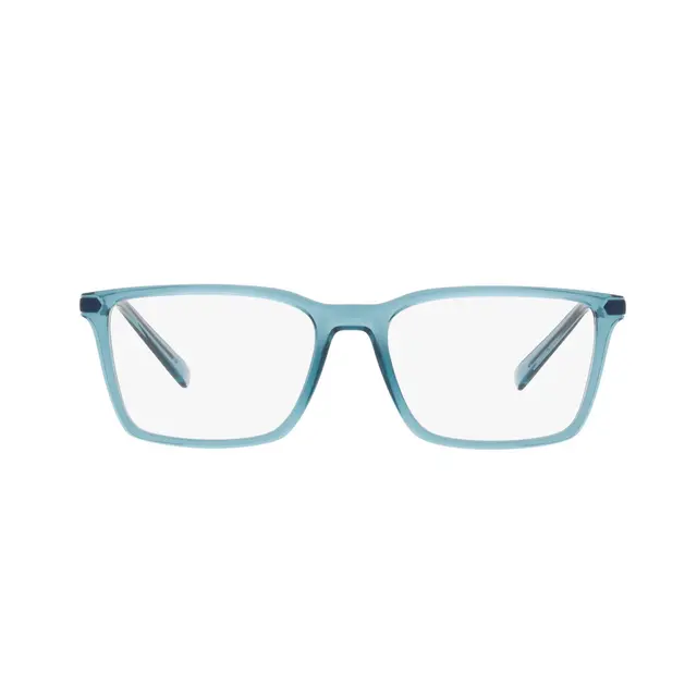 Armani Exchange AX3077 8237, lentes oftálmicos de acetato, montura azul
