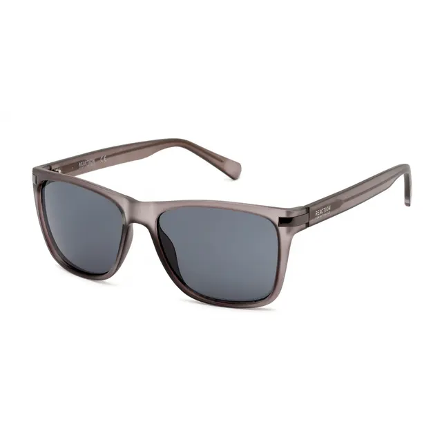 Kenneth Cole Reaction KC2950-20A, lentes de sol de acetato, montura gris y lunas gris
