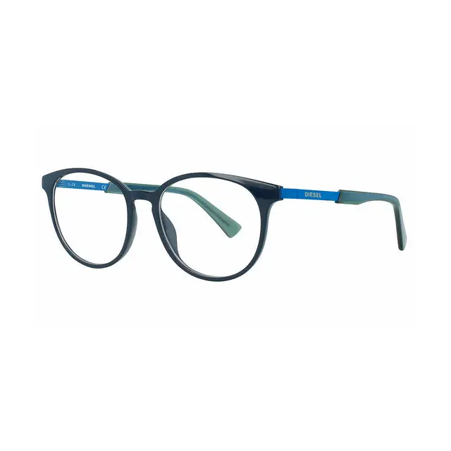 Diesel DL5289/090, lentes oftálmicos de acetato, montura azul