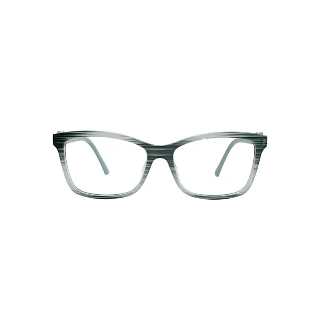Swarovski SK5255 087, lentes oftálmicos de acetato, montura azul