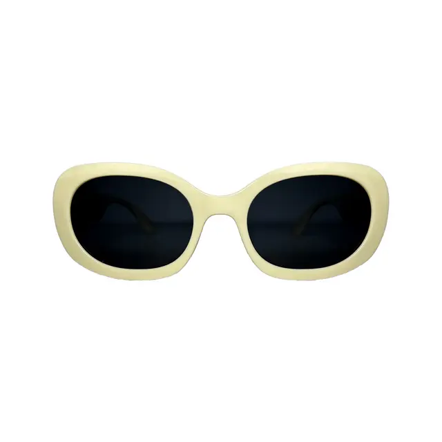 Tendence T222 - Blanco Hueso, lentes de sol de acetato y lunas gris