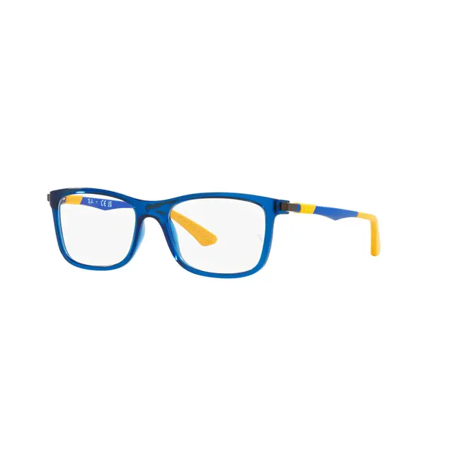 Ray-Ban RY1549 3940, lentes para niños de acetato, montura azul
