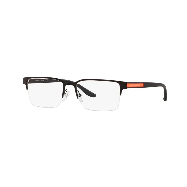 Armani Exchange AX1046 6000, lentes oftálmicos de metal, montura negro