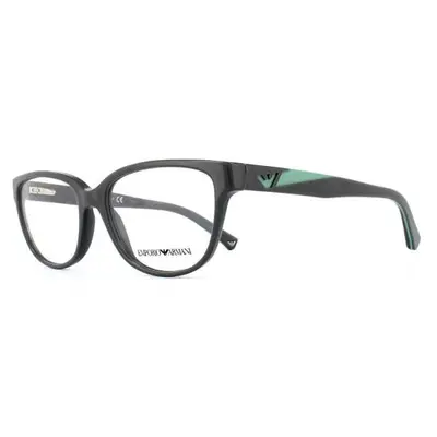 Emporio Armani EA3081/5510, lentes oftálmicos de acetato, montura negro