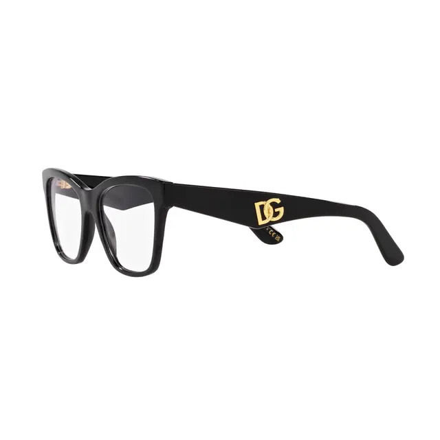 Dolce & Gabbana DG3374 501, lentes oftálmicos de acetato, montura negro