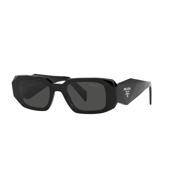 Prada PR17WS 1AB5S0, lentes de sol de acetato, montura negro y lunas gris