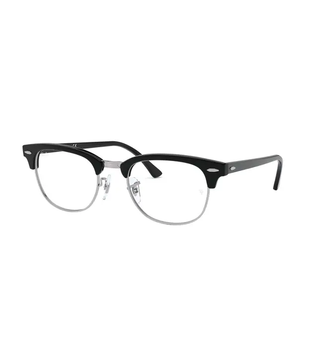 Ray-Ban Clubmaster - RX5154 2000, lentes oftálmicos de acetato y metal, montura negro