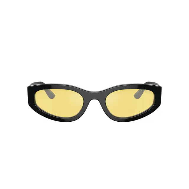 Vogue VO5585S W44/85, lentes de sol de acetato, montura negro y lunas amarillo