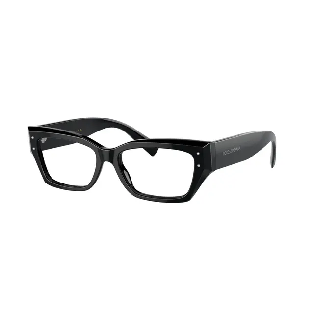 Dolce & Gabbana DG3387 501, lentes oftálmicos de acetato, montura negro