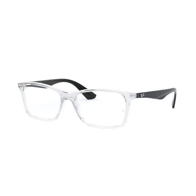 Ray-Ban Unisex - RX7047 5943, lentes oftálmicos de acetato, montura transparente