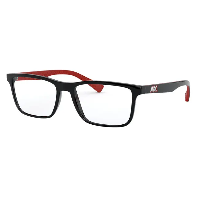 Armani Exchange AX3067F 8158, lentes oftálmicos de acetato, montura negro