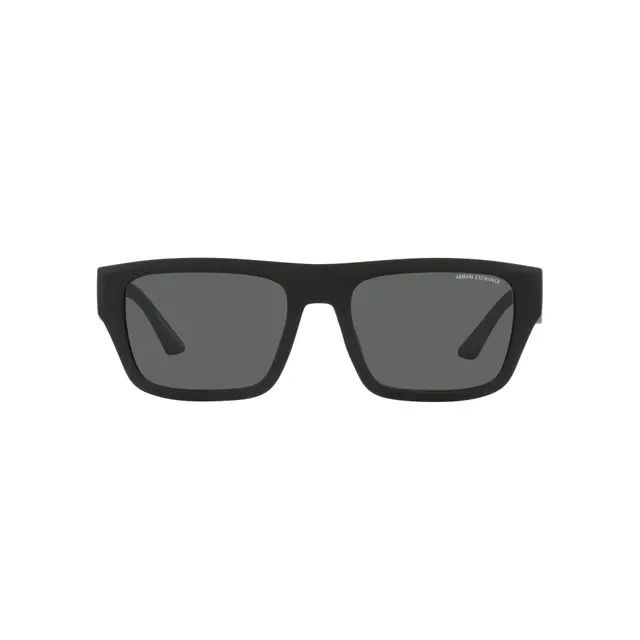 Armani Exchange AX4124SU 807887, lentes de sol de acetato, montura negro y lunas gris