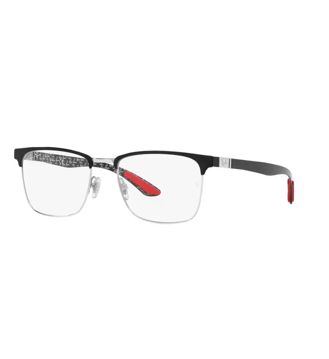 Ray-Ban Unisex - RX8421 2861, lentes oftálmicos de fibra de carbono, montura negro