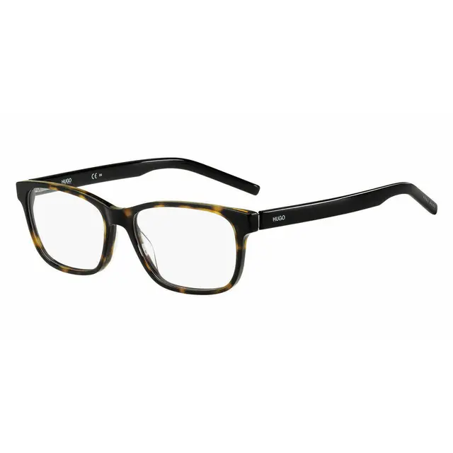 Hugo Boss HG1115086, lentes oftálmicos de acetato, montura havana print