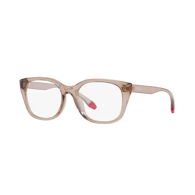 Armani Exchange AX3099U 8240, lentes oftálmicos de acetato, montura rosado