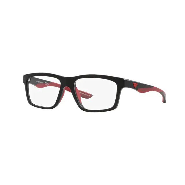 Emporio Armani EA3220U 5001, lentes oftálmicos de acetato, montura negro