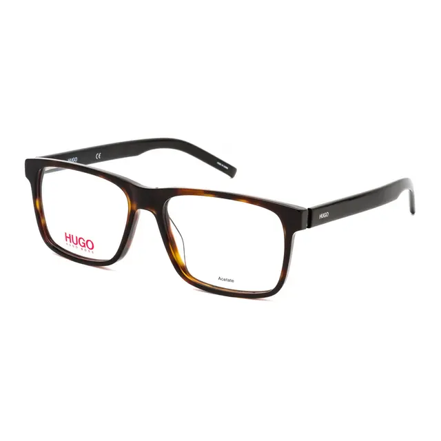 Hugo Boss HG1014 0086, lentes oftálmicos de acetato, montura havana print
