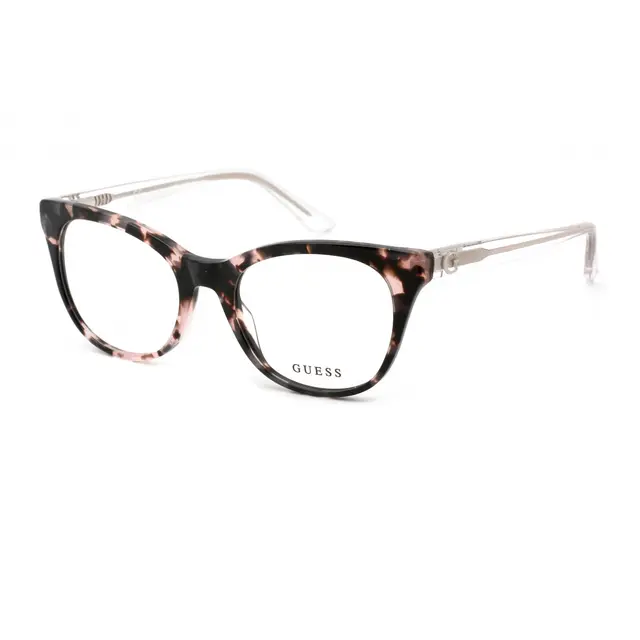 Guess GU2770 055, lentes oftálmicos de acetato, montura havana print