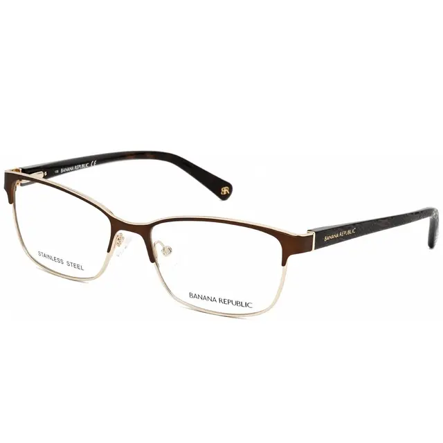 Banana Republic MABEL YZ4, lentes oftálmicos de metal, montura marrón