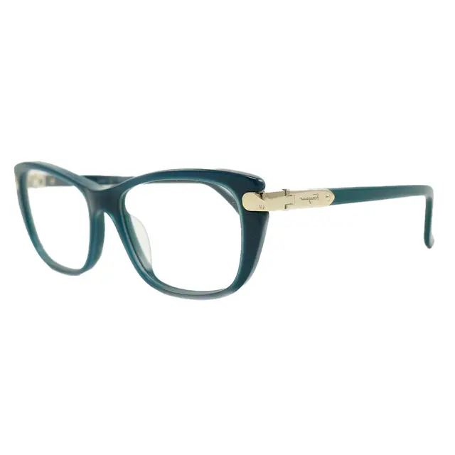 Salvatore Ferragamo SF2719/416, lentes oftálmicos de acetato, montura azul